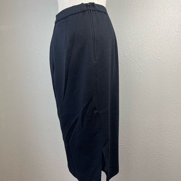 Jo Hardin Wool Blend Black Skirt Size 10 EUC - Picture 2 of 6